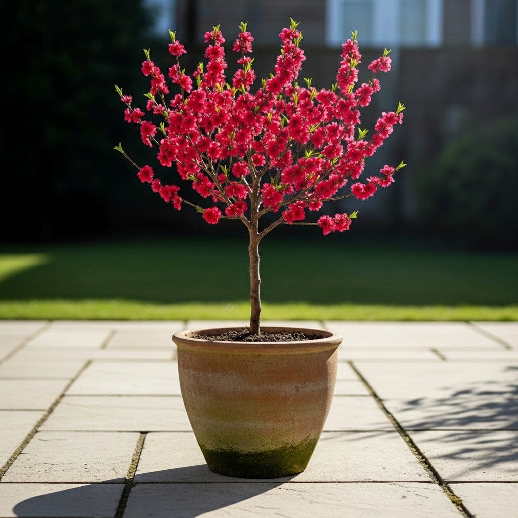 Patio Peach Tree | Prunus persica 'Red Peachy'