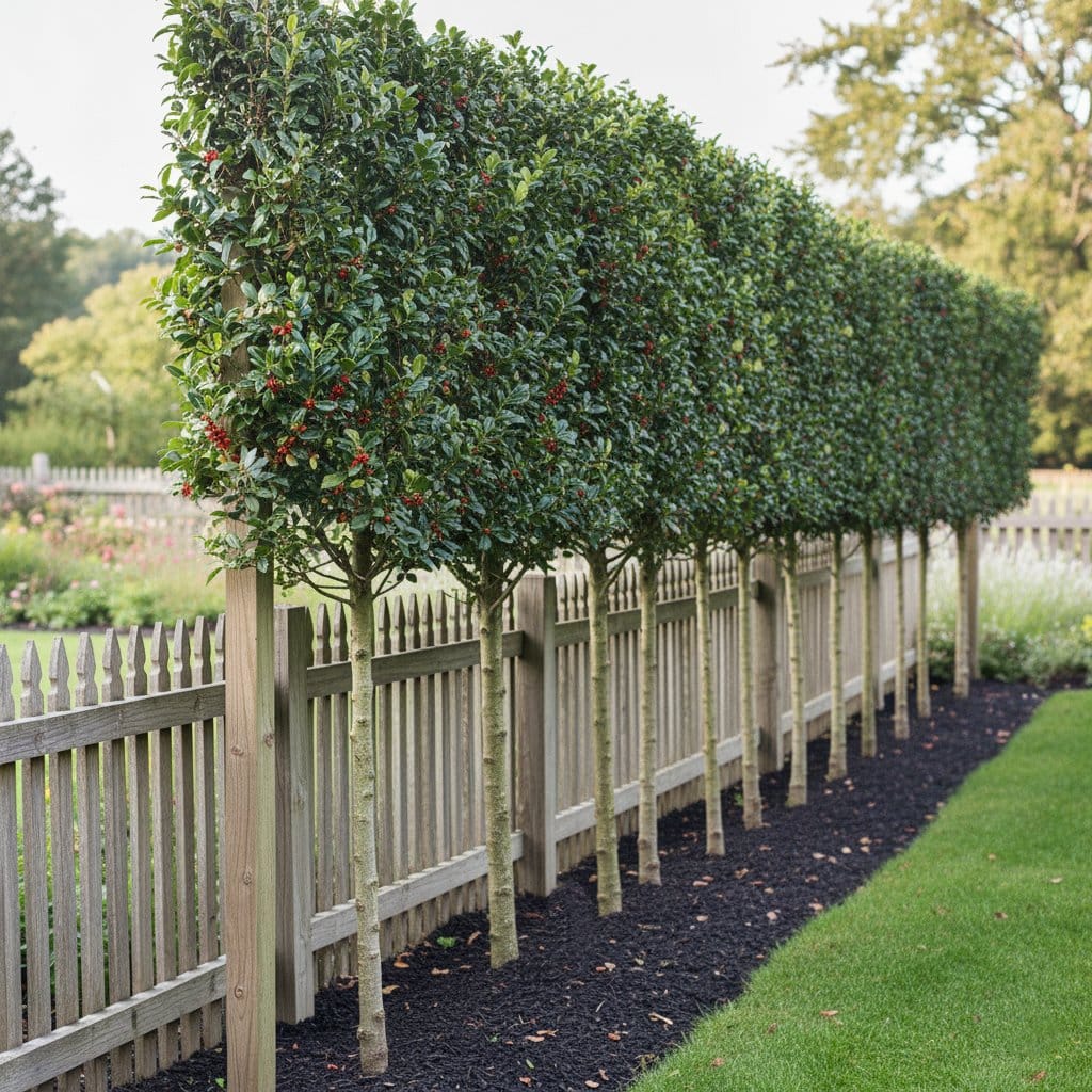 Pleached Holly Tree | Ilex aquifolium 'Nellie R Stevens'