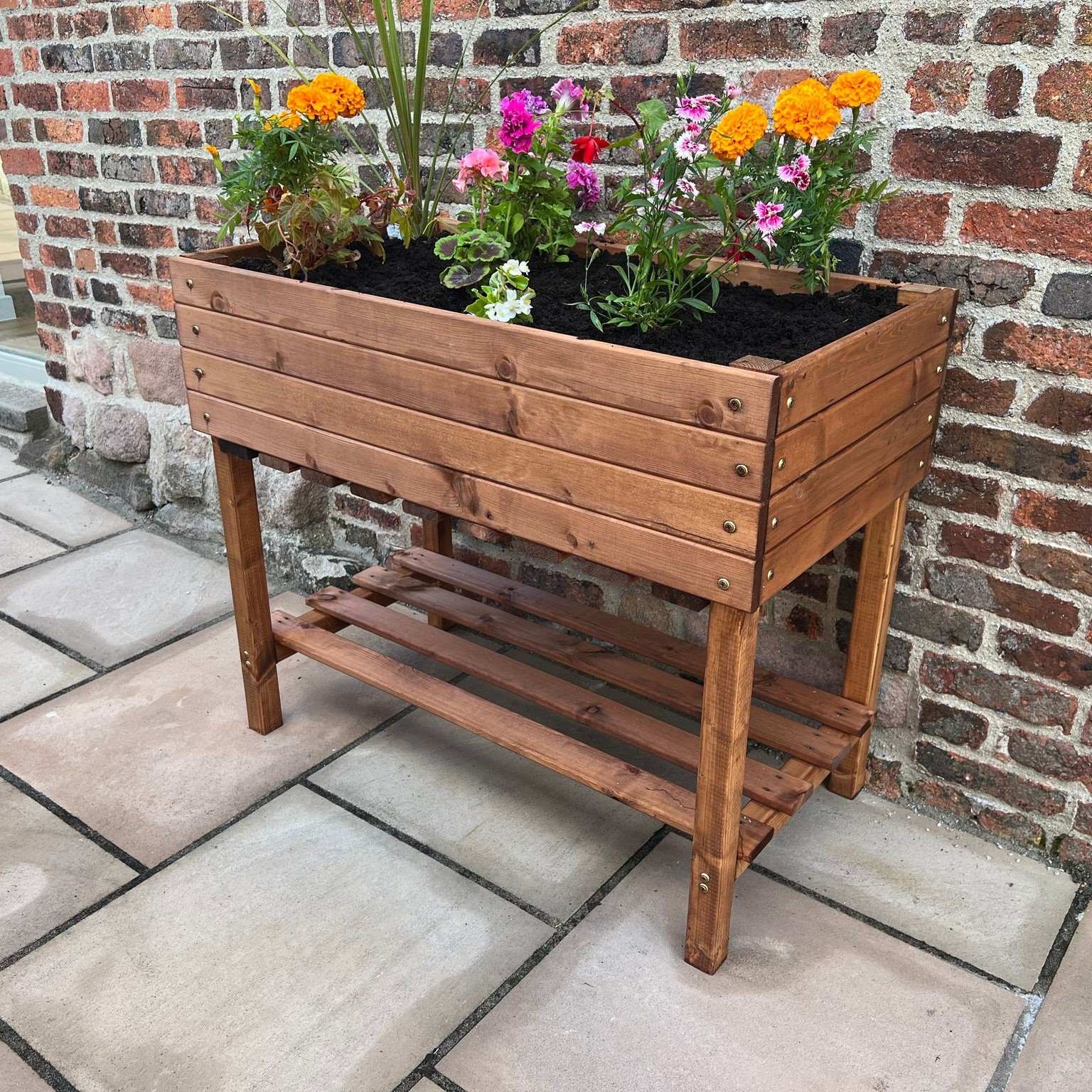 Premium Trough Veg Planter | Redwood